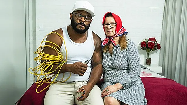 Grandmaaxed by the Electrician