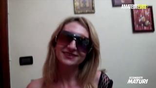 Old Blonde Nadia L Gets Deep Italian Action - AMATEUR EURO