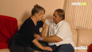 Pale Granny Birgit Gets Deeply Fucked by Her Husband at Home - AMATEUR EURO