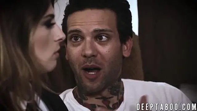 Guy craves sex with the almost-adult girl until he ejaculates