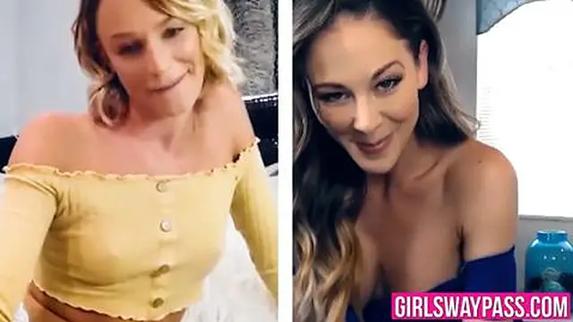 Cherie DeVille & Emma Hix Get Naughty😈 On Video Chat - XXX Action