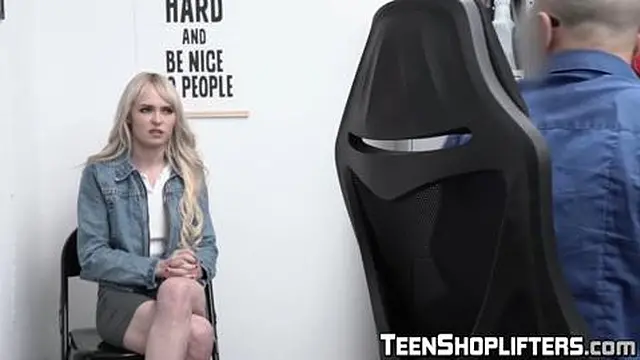 Bald Officer Brock Doom fucked Lilly Belle deep