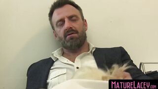 MatureLacey com - Naughty granny Lacey Star's doggystyle fucking and cum swallowing pleasure