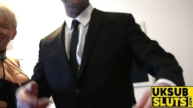 UKSubSluts com - Scarla Swallows' cum swallowing after punishing anal sex and delight