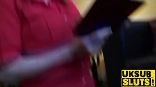 UKSubSluts com - Delectable MILF fucks maledom after giving him blowjob with s***
