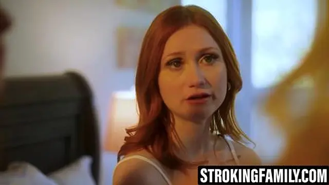 Young stud cums on Scarlet Skies and two MILFs