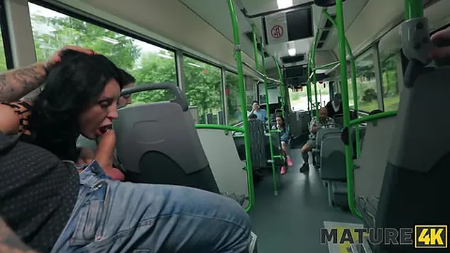 Hot 4K Milf Ride On Bus &mdash;  Public Pleasure