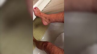 Step Aunt JOI in Shower Plays With Pussy Jack Off Spying On Best Legs Feet Tits