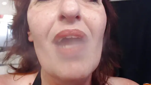 V251 Smoker DawnSkye begs you to cum in her dirty mouth