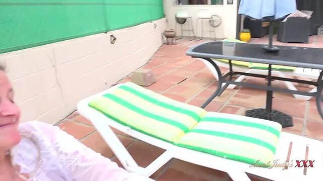 Aunt Judy's XXX - 47yo Busty Mature MILF Marie Fucks the Pool Boy